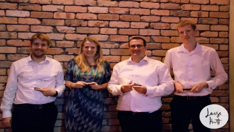 Ersin buckley business mentor mrs lyndal stewart team leader brian cole and marcel beetz