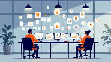 German compliance office ai governance cyber risk oversight illustration