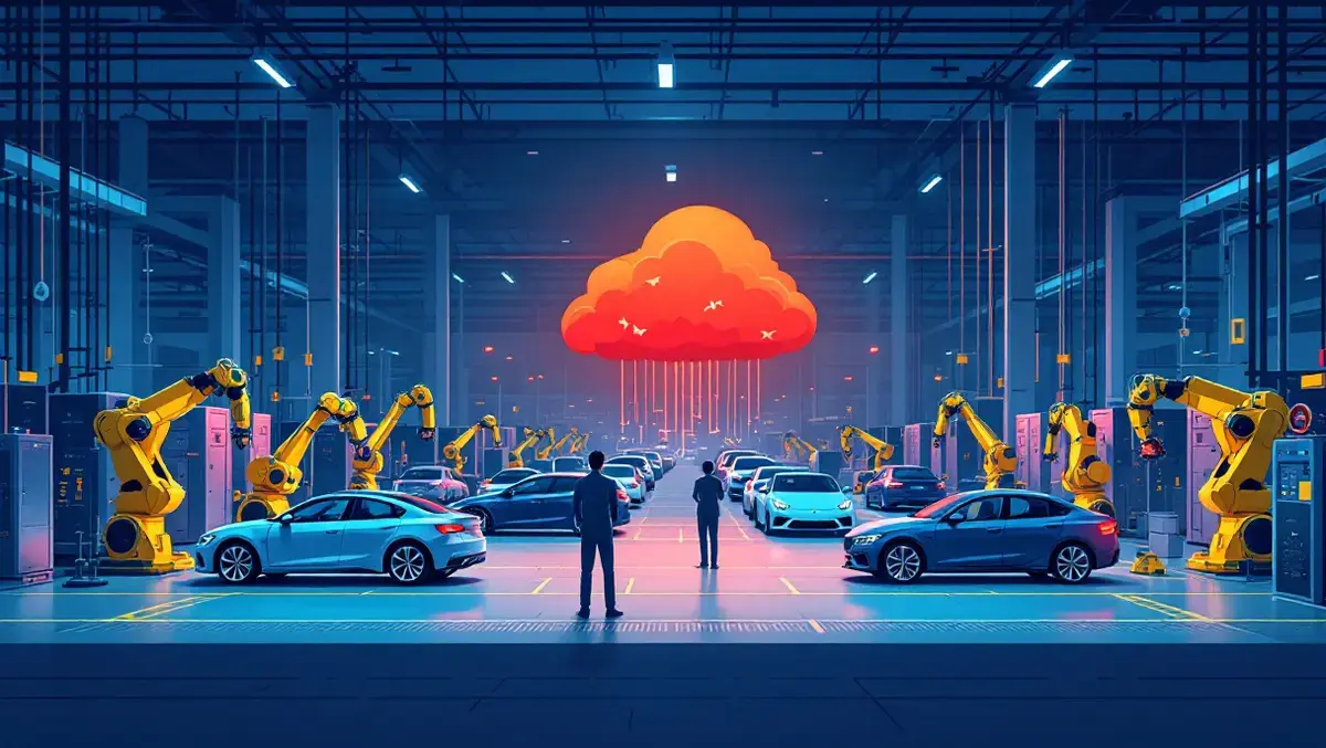 Automotive firms face crisis after 24 hours' outage